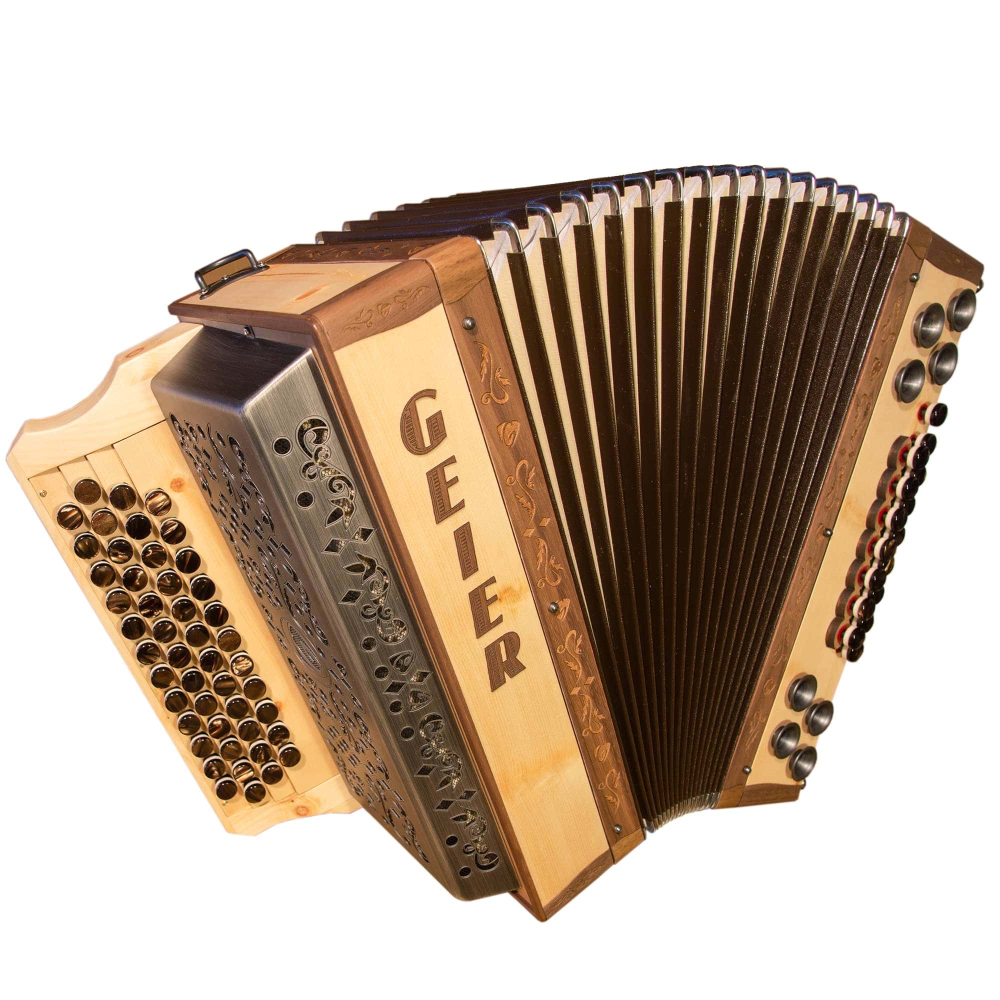 Harmonikas Advanced Line 6 06 Zirbe metall verdeck min min