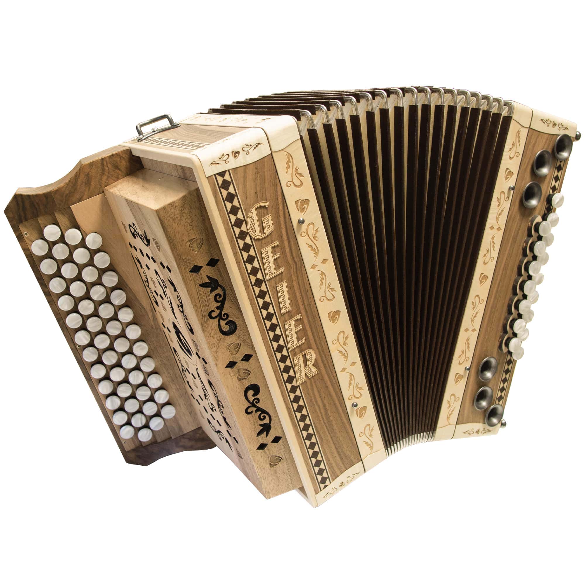 Harmonikas Primary Line 4 4 Nuss Intarsien min min